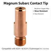 LINCOLN  Perlengkapan Pengelasan Busur Terendam Magnum Contact Tip SAW Welding Tip 2.4mm 3.2mm 4.0mm 4.7mm 5.5mm Ujung Kontak Tembaga