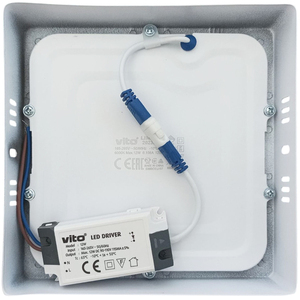 Panneau mural LED carré 12W 6000K 1200lm Lumière froide - Product Image 3