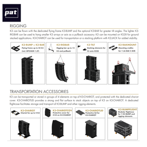 Pat K3 2-cách đôi 12inch dài ném dòng mảng âm thanh chuyên nghiệp loa phóng thanh cho buổi hòa nhạc/lễ hội âm nhạc/livehouse/sân vận động - Product Image 4