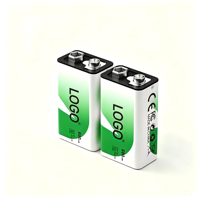 Pack de piles alcalines haute tension 6LR61 9V, piles ultra longue durée pour la maison et les usines
