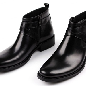 Nouvelles bottes Chelsea pour hommes, design automne/hiver, décontractées, en cuir de mouton, imperméables, antidérapantes, résistantes à l'usure, en peau de mouton - Product Image 5