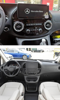 Pantalla de Navegación GPS de 12.3 Pulgadas con Android 13, Radio para Auto Mercedes Benz Vito W447 2016-2020, Estéreo para Tablero