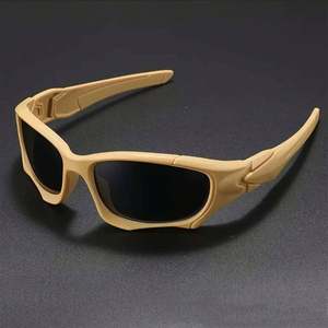 Lunettes de soleil sport polarisées avec logo personnalisé, verres miroir colorés, protection UV400, coupe-vent, pour la conduite et le cyclisme, collection 2025 - Product Image 2