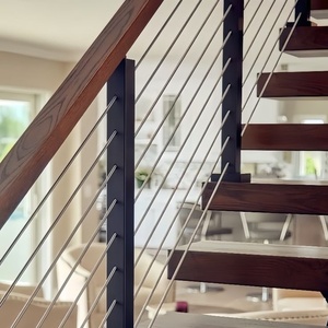 Hiện đại cáp thép không gỉ lan can cầu thang Chất lượng cao ngoài trời boong ban công lan can DIY cài đặt biệt thự KHÁCH SẠN CĂN HỘ - Product Image 1