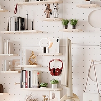 Étagère murale moderne en bois en forme de nuage pour chambre d'enfant et entrée