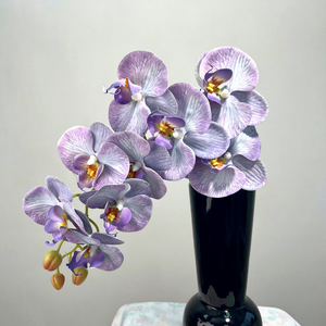 Flor Artificial <span class=keywords><strong>de</strong></span> Alta Calidad, 3D, 9 Cabezas, Phalaenopsis, para Decoración del Hogar, Accesorios <span class=keywords><strong>de</strong></span> Fotografía <span class=keywords><strong>de</strong></span> Bodas - Product Image 6