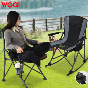 Woqi เก้าอี้พับได้ขนาดใหญ่พิเศษสำหรับ<span class=keywords><strong>แคม</strong></span><span class=keywords><strong>ป์</strong></span>ปิ้งแบบทันสมัยเก้าอี้สำหรับผู้ใหญ่โครงเหล็กแข็งแรงทนทานเก้าอี้ตั้ง<span class=keywords><strong>แคม</strong></span><span class=keywords><strong>ป์</strong></span>กลางแจ้งเก้าอี้สนามหญ้าแบบพกพา - Product Image 6