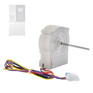 Moteur de ventilateur d'évaporateur de réfrigérateur en acier inoxydable ODM-001F-41 12V 1A Compatible électrique pour Kenmore pour Kenmore Elite pour <span class=keywords><strong>LG</strong></span> - Product Image 1