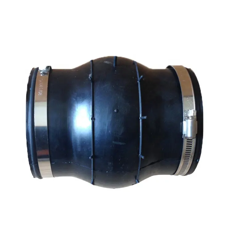 valve expans use anti-vibration ball compensator clamp flexible expansion rubber joint