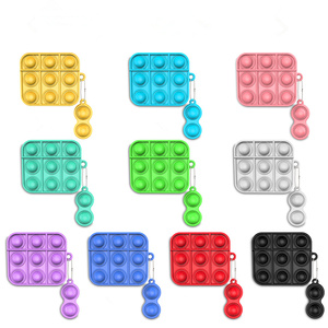 Étui airpods <span class=keywords><strong>pro</strong></span> 3 4 en silicone 3d, joli boîtier à bulles, nouvel arrivage - Product Image 1