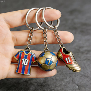 QYS Porte-Clés Maillot Football Alliage Zinc Personnalisé Cadeau Fan 2026 - Product Image 2