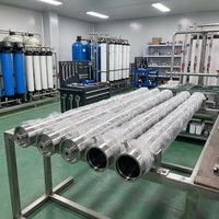 Boîtier de membrane en acier inoxydable SS 8040 4040, utilisé dans l'élément principal des filtres à eau par osmose inverse