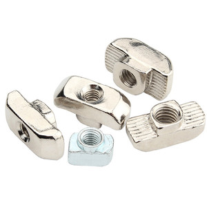 Tornillo de Martillo M3 M5 M6 y Tuerca para Perfil de Aluminio, Acero al Carbono, Zincado y Niquelado, Personalizable, Precio de Fábrica al Por Mayor - Product Image 1