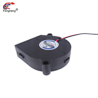 Fengheng — ventilateur de soufflage à courant continu, ventilateur Turbo 50mm 50x50x15mm, 12v 24v 6000 tr/min, pour échappement, 5cm, 5015