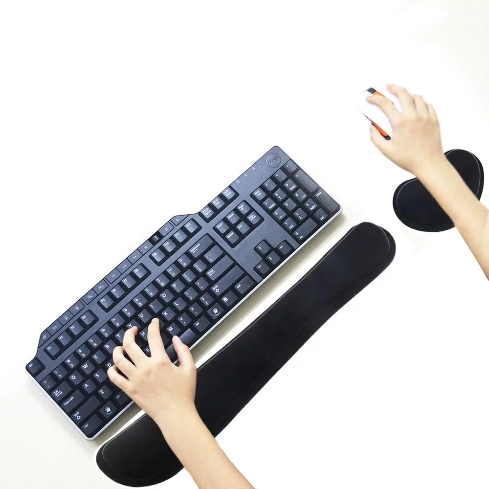 Momoery foam mouse pad wrist rest ergonomic mouse pad with wrist support
