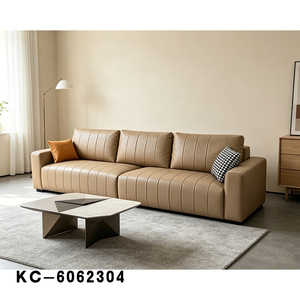 Divano in Pelle PU di Alta Qualità, Stile Nordico di Lusso, Moderno e Semplice per Soggiorno, Vendita all'Ingrosso - Product Image 2