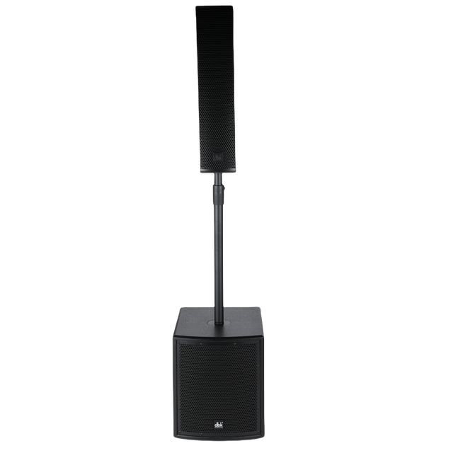 Super Powered Active 15inch Subwoofer With 4*4 Inch Column Speaker Amp Subwoofer for Outdoor Portable BT pa System Audio Party