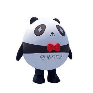 Muñeco Inflable Panda Air Dancer de 8-10 Pies, Impresión Digital, Impermeable, Modelo Publicitario de Dibujos Animados - Product Image 4