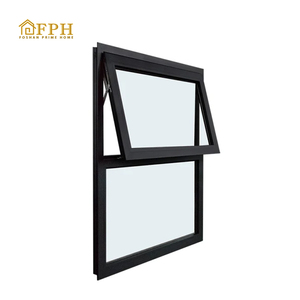 Fenêtre à auvent en alliage d'aluminium à rupture de pont thermique insonorisée de haute qualité avec <span class=keywords><strong>triple</strong></span> <span class=keywords><strong>vitrage</strong></span> à bas <span class=keywords><strong>prix</strong></span> pour l'extérieur de la maison - Product Image 6