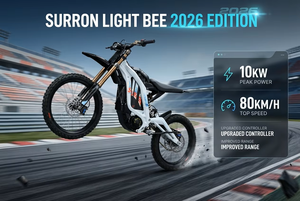 Moto électrique tout-terrain SURRON Light Bee pour longues distances, 72V 35Ah 10KW 295N.<span class=keywords><strong>m</strong></span> 50mph, pour les passionné<span class=keywords><strong>s</strong></span> de tout-terrain - Product Image 5