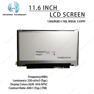 หน้าจอ LCD แล็ปท็อปใหม่ AUO ขนาด 11.6 นิ้ว บางเฉียบ 30 พิน EDP WXGA 16:9 TFT 45% NTSC รับประกัน 1 ปี รุ่น B116XTN02.2 N116bge-ea2 - Product Image 3