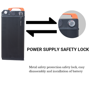 Accessoire de gestion efficace HOSH <span class=keywords><strong>pour</strong></span> les propriétaires de vélos électriques Pédale de verrouillage et batterie en aluminium Interrupteur à clé de voiture - Product Image 2