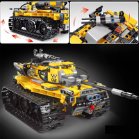 Robot de Control Remoto 3 en 1, Juguete de Construcción RC, Set de Aprendizaje STEM Technik, Robot Tanque Mecánico Dinosaurio, Bloques de Construcción Educativos para Ingenieros