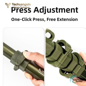 Outdoor aluminum alloy <b>canopy</b> pole, quick retractable camping <b>tent</b> support pole, entrance hall fixed pole, lightweight camping - Product Image 3