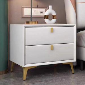 Cama King de Terciopelo de Lujo Minimalista Moderna, Juego de Dormitorio Tapizado de Alta Calidad para Recámaras Principales de Hotel/Villa - Product Image 6