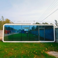 Appareil intelligent pour cabine de villégiature, moderne, en acier et verre, avec mur-rideau, anti-corrosion, pour bureau, salle de conférence, villa
