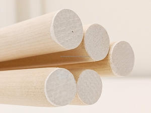 1/2*36นิ้ว | แท่งไม้เบิร์ชขนาด 12.7*914 มม. สำหรับงาน DIY เฟอร์นิเจอร์ และงานฝีมือ |   ไม้แท่งตรงและเรียบ - Product Image 2