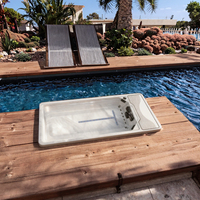 Système de natation sans fin pour piscine Pompes de surface Acrylique 7mm d'épaisseur Machine à contre-courant Thermomètre de piscine Exercice Fitness Spa Piscines 3