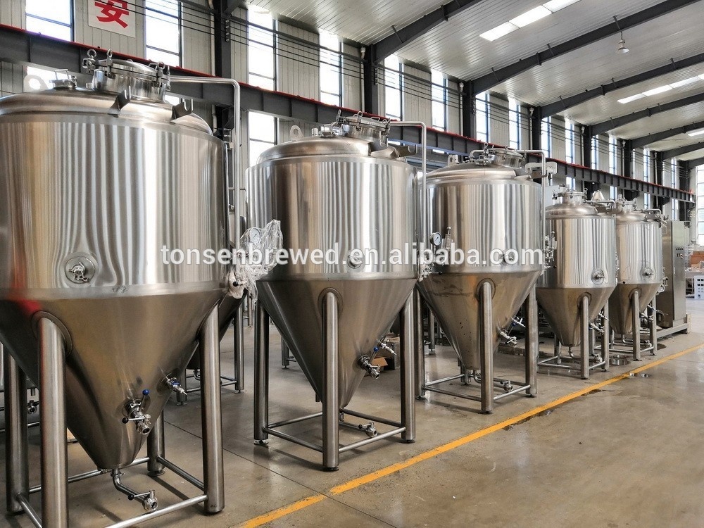 5000l 6000l 10000l cuve de fermentation de bière en acier inoxydable