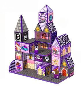 Blocs de construction magnétiques 3D en plastique, jouets de puzzle DIY pour garçons et filles, assemblage éducatif, cadeaux pour enfants - Product Image 1