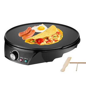 Moins cher <span class=keywords><strong>meilleure</strong></span> crêpière et crêpière petit-déjeuner plaque chauffante 12 pouces de diamètre poêle à crêpes antiadhésive crêpière électrique - Product Image 4