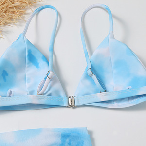 Maillot de bain trois pièces Tie Dye, Sexy, pour femmes, ensemble deux pièces, pour baigneurs, nouvelle collection - Product Image 6