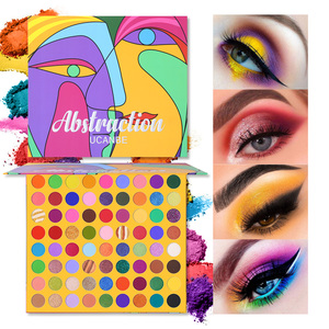 UCANBE Astrazione 72 Colori della Gamma di colori Opaca Premuto Glitter Shimmer Eye Shadow Impermeabile Professionale Make Up Palette - Product Image 4