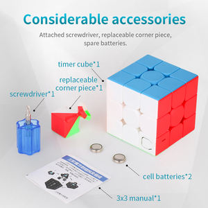 MoYu Nouveau produit MeiLong 3*3*3 Minuterie Puzzle Vitesse Plastique 3d Puzzle <span class=keywords><strong>Cube</strong></span> - Product Image 4