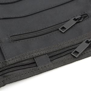 Tablier de maquillage professionnel pliable en toile personnalisée pour artiste maquilleur, sac à pinceaux multi-poches, fabriqué au Vietnam - Product Image 3