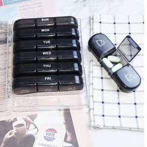 Caja Organizadora <span class=keywords><strong>de</strong></span> Pastillas <span class=keywords><strong>Semanal</strong></span> <span class=keywords><strong>de</strong></span> 7 Días, con Tapa <span class=keywords><strong>de</strong></span> Plástico PP, 3 Compartimentos, Diseño Arcoíris, para Viajes, Aceites <span class=keywords><strong>de</strong></span> Pescado y Vitaminas - Product Image 5