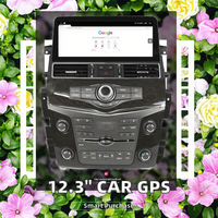 12.3 pouces OLED Android autoradio GPS Navigation QX80 QX56 Nissan patrouille Y62 2010-2020 128G lecteur multimédia stéréo pour