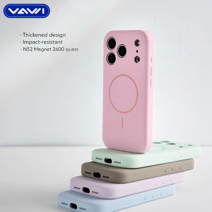 VAWI S081 Coque en silicone liquide pour appareil photo de style nuage en gros pour <span class=keywords><strong>iPhone</strong></span> 14 15 16 17 Pro Max, antichoc, Capa De Celular - Product Image 6