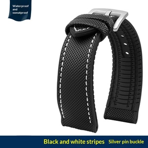 Upro Nylon Canvas Rubber Bottom <b>Watch</b> Strap Waterproof Replacement <b>Watch</b> Band 20mm 22mm Men Wristband for Sports Diving - Product Image 6