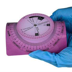 Disque de calcul de la date d'accouchement avec pointeur rotatif et guide mensuel pour le suivi et la planification de la grossesse - Product Image 3