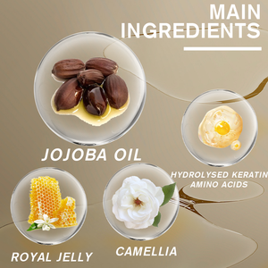 Traitement capillaire 2-en-1 à la kératine et aux protéines de collagène naturel <span class=keywords><strong>bio</strong></span>, marque privée, nourrissant, lissant et réparateur - Product Image 4