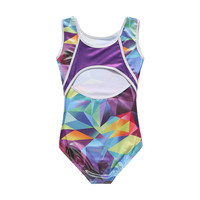 Nouveaux justaucorps de gymnastique brillants sans manches pour filles, à prix réduit, en vente