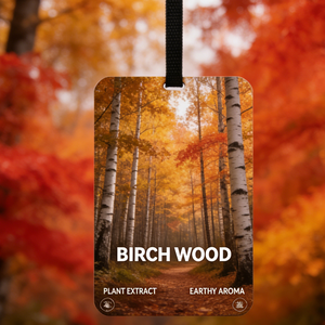 Ambientadores de Papel Personalizados para Coche, Adorno Colgante para Armario (Forma Irregular) |   Aroma Cálido de Bosque de Pinos Misty Pine Grove | - Product Image 3
