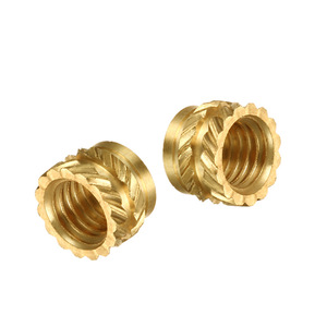 Insert écrous moletés écrous thermofusibles en laiton moulage chauffant inserts filetés en cuivre écrou moule en plastique inserts filetés - Product Image 4