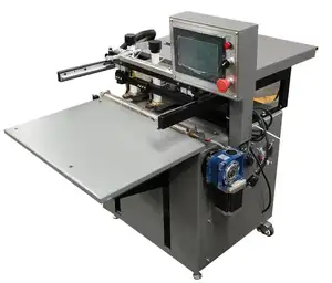 Máquina de pastagem de folha de aço/ímã caixa rígida semi automática