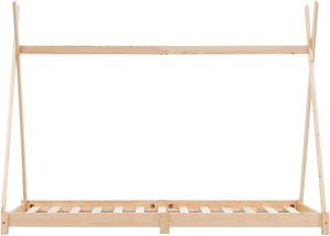 Cama de casa para niños Cama de madera de pino Cama para niños Niños <span class=keywords><strong>Adolescentes</strong></span> Bebé Niño Niñas Niños Dormitorio Marrón - Product Image 4